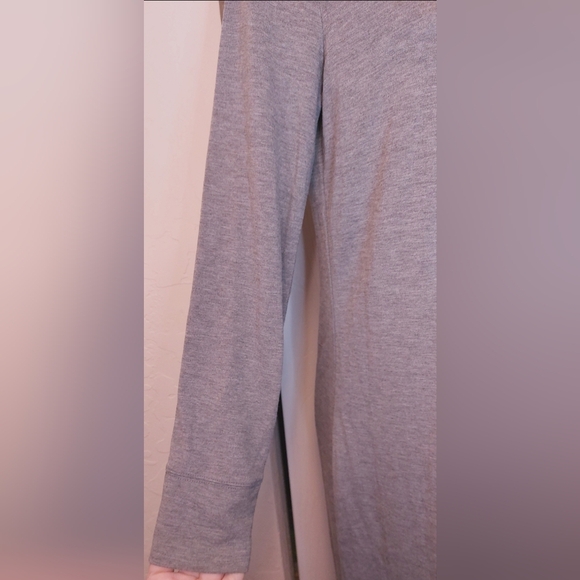 Adrienne Vittadini Grey Knit Shift Dress Size Small Long Sleeve Everyday Comfy - Picture 3 of 9